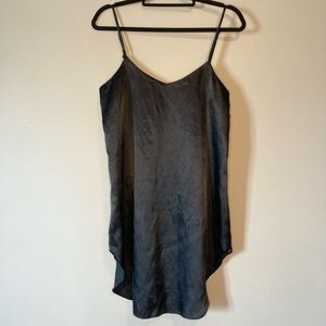 D’Amato Black Satin Slip Dress Sexy Loungewear. 
Very good condition